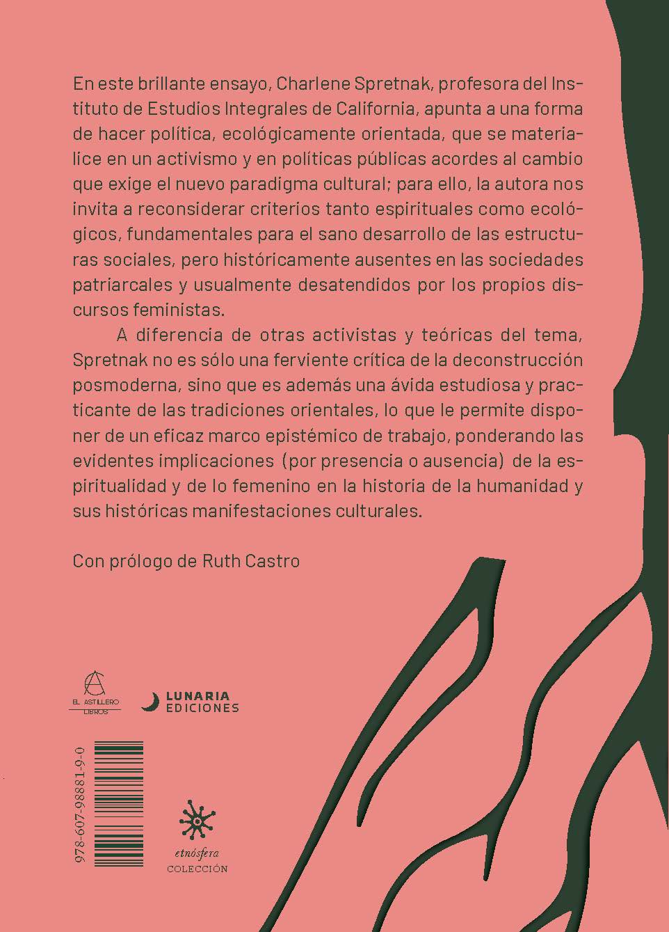 Contraportada de La promesa de una política Verde