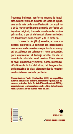 Contraportada de Variaciones sobre el [Om]