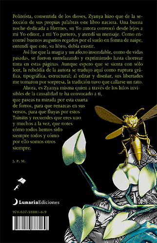 Contraportada de Tránsitos