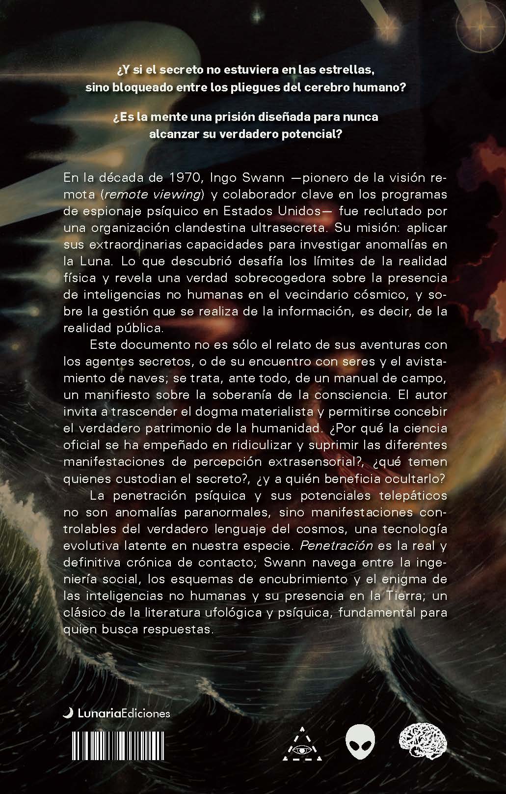 Contraportada de Penetración psíquica
